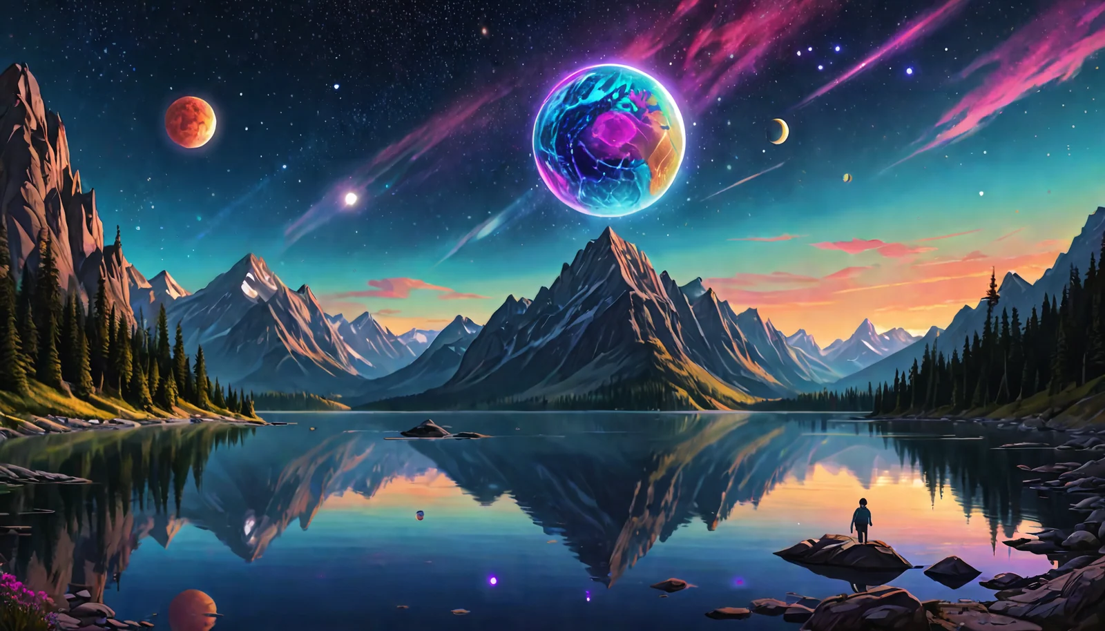 Rainbow Summit: Ambient Electronica for Focused Work