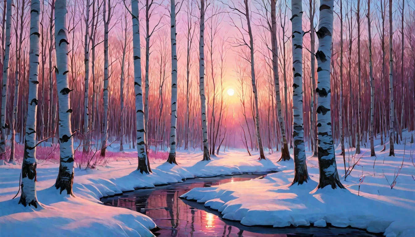 Winter Birches: Chill Deep House for Workflow