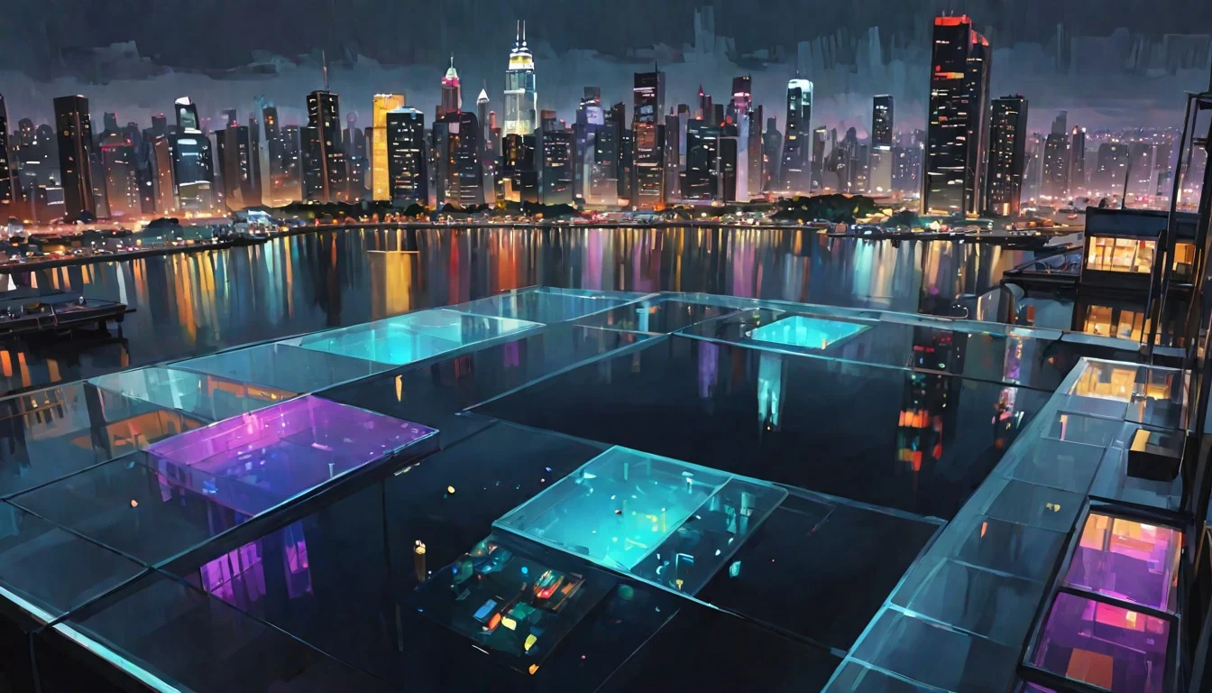 Sapphire Towers: Deep House Beats for Working