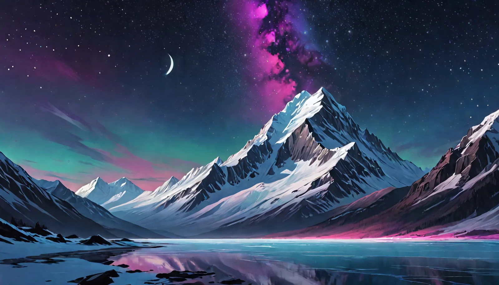 Snowbound Peak: Deep Trance for Midnight Focus