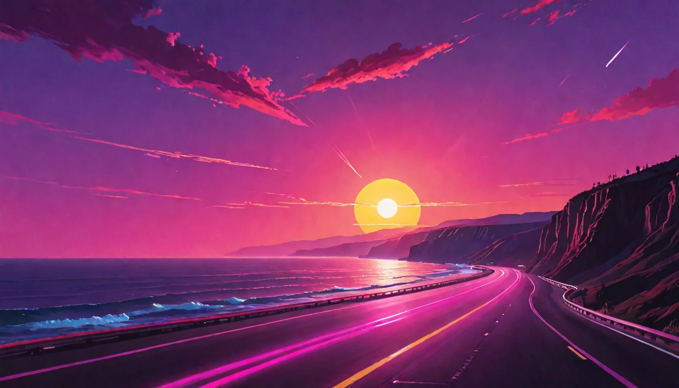 Coastal Highway: Synthwave na nocne drogi