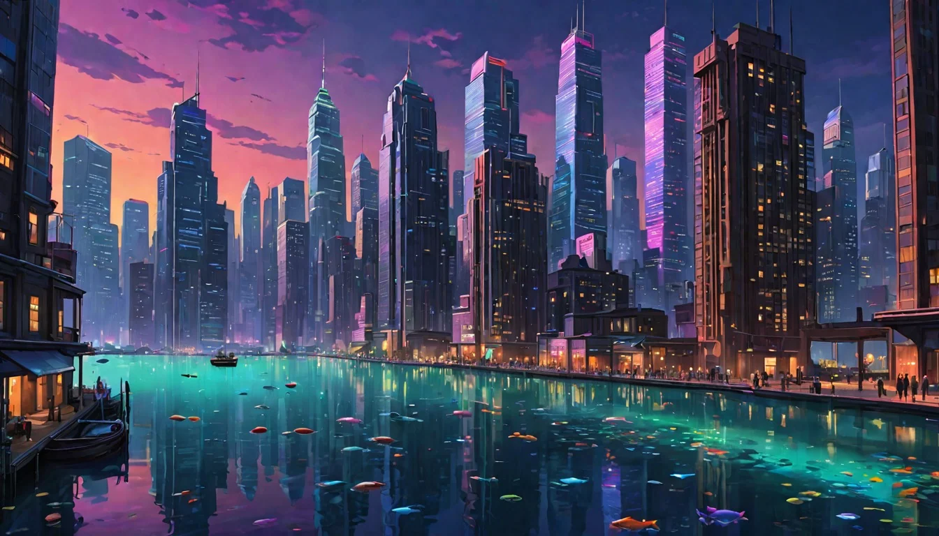 Waterway Haze: Night Synthwave for Road Trips