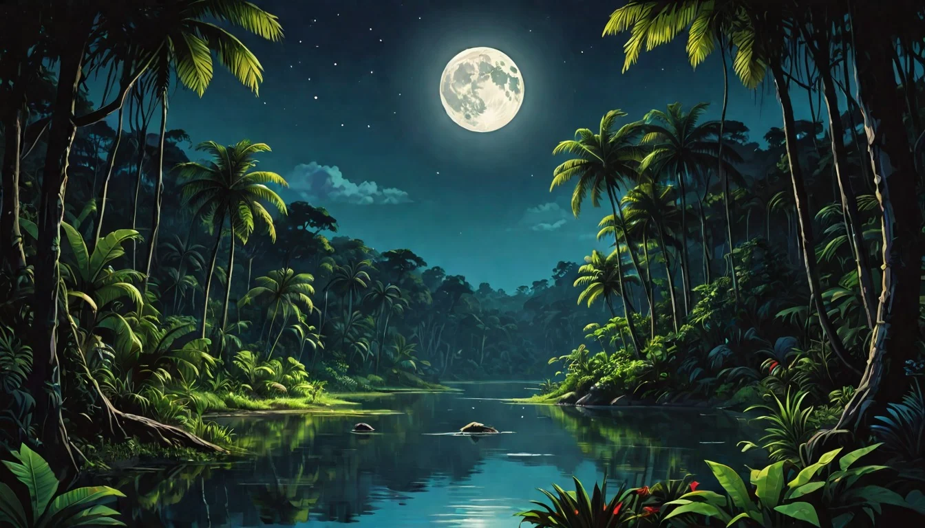 Tropic Palms: Night Synthwave for Midnight Drive