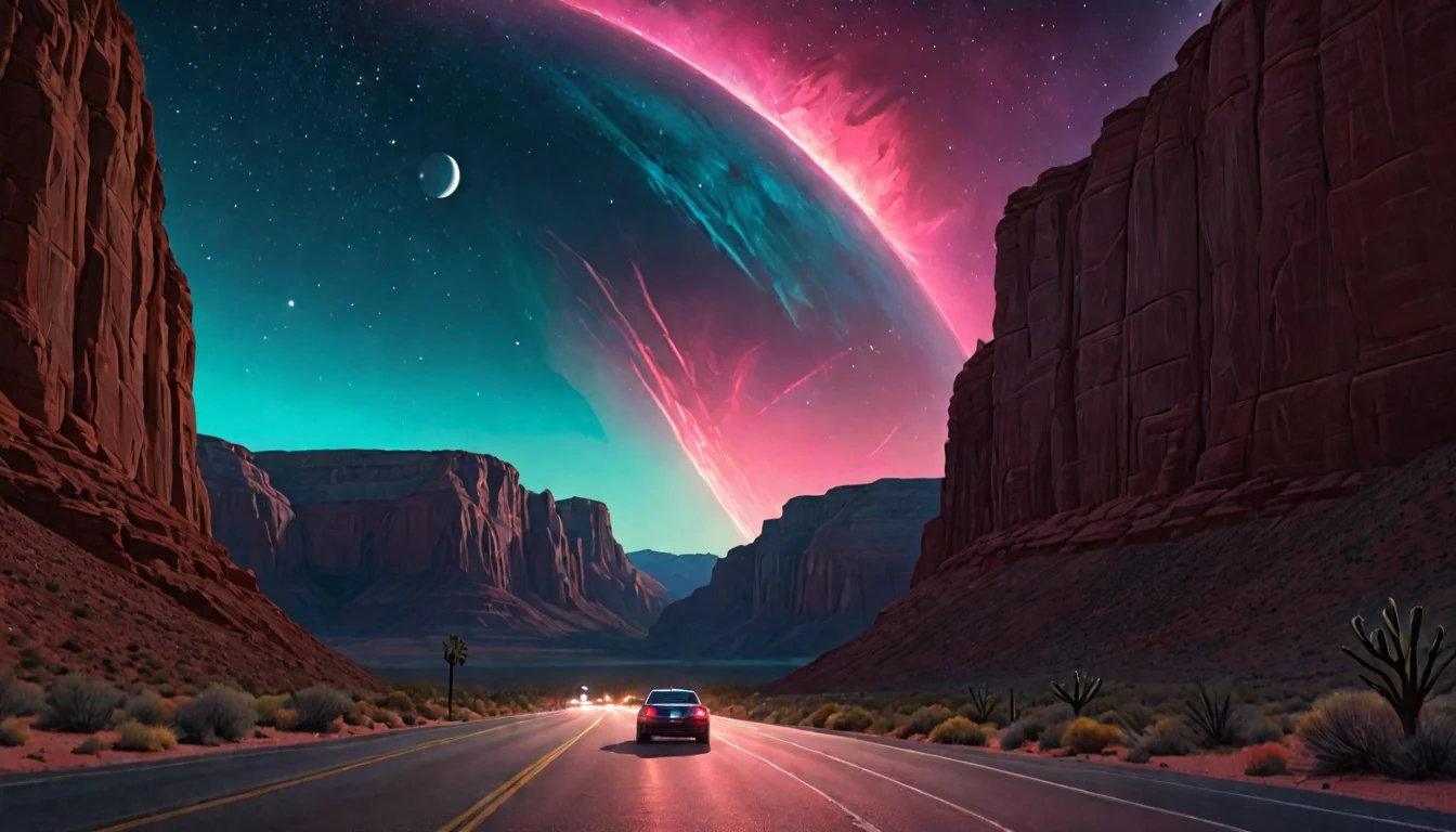 Canyon Run: Rozmarzony Synthwave na nocne drogi