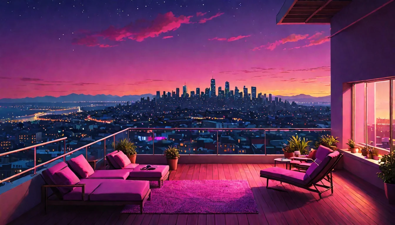 Rooftop Hideaway: Deep House z wokalem na późne noce