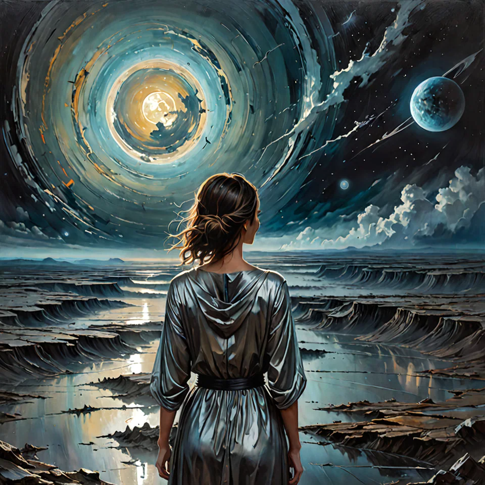 Moonlit Dunes, Vaporwave by Dr.DIO
