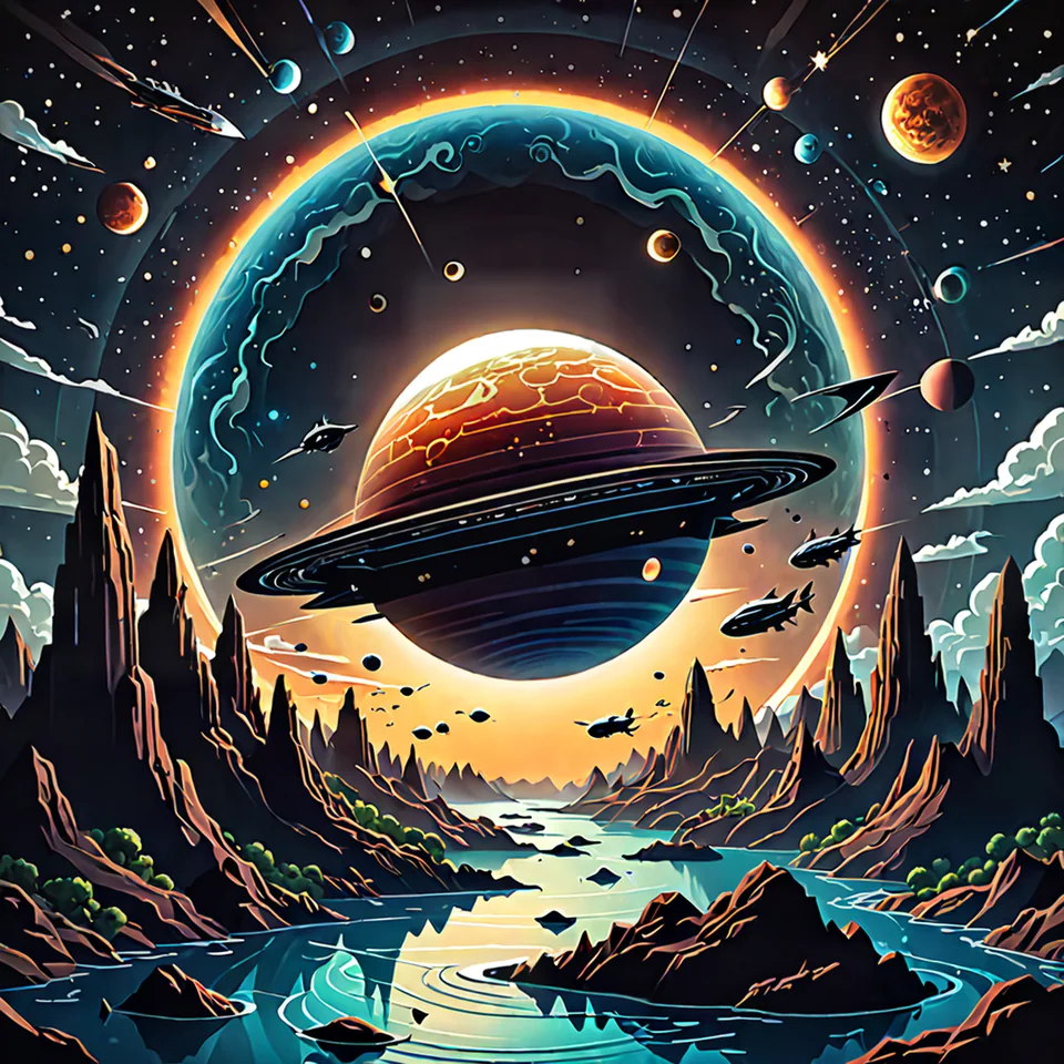 Chrome Tunnel, Synthwave by Dr.DIO